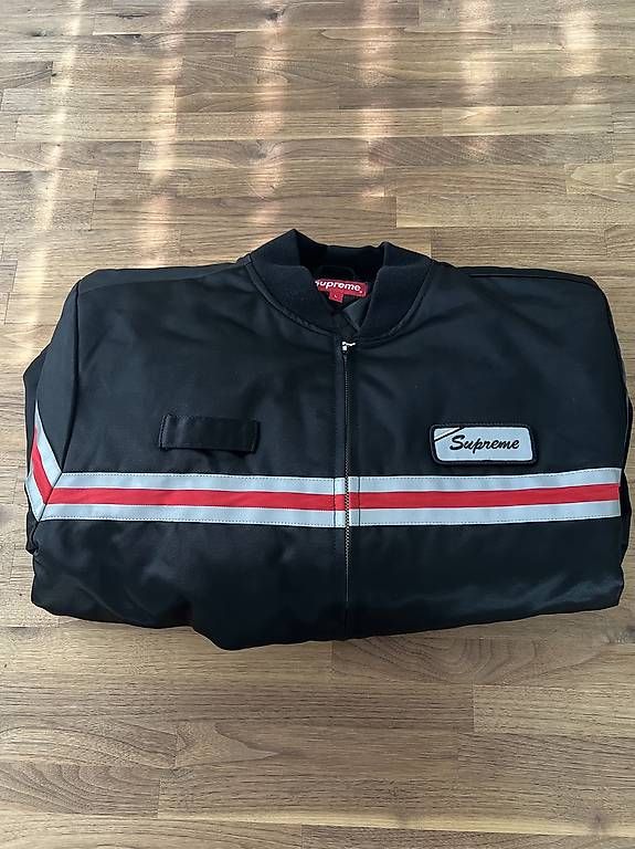 Supreme Giacche: Supreme Reflective Stripe Work Jacket Black – Nuovo e nell'imballaggio originale da Langenthal venduto da Cico77 4