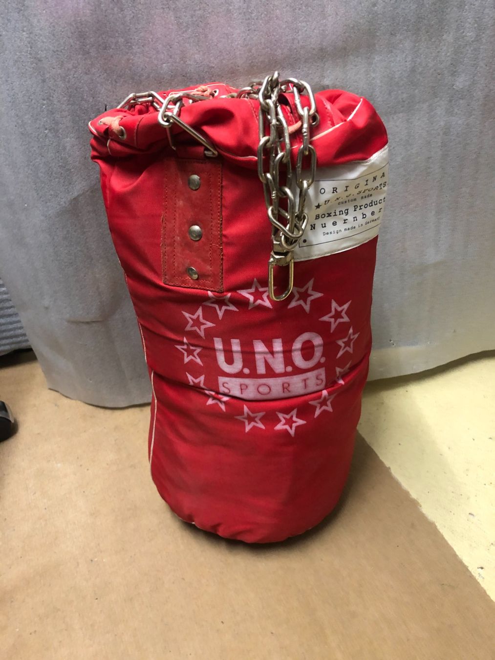 Sacchi da boxe: UNO Sports Boxsack, Rot, Vintage – Usato da Zürich venduto da Tivoli2