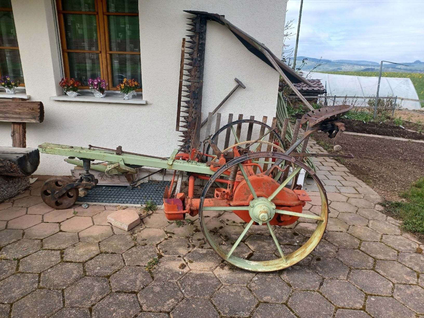 Aebi Tutte le macchine: Antike Mähmaschine – Difettoso da Homberg b. Thun venduto da schmoeger 1