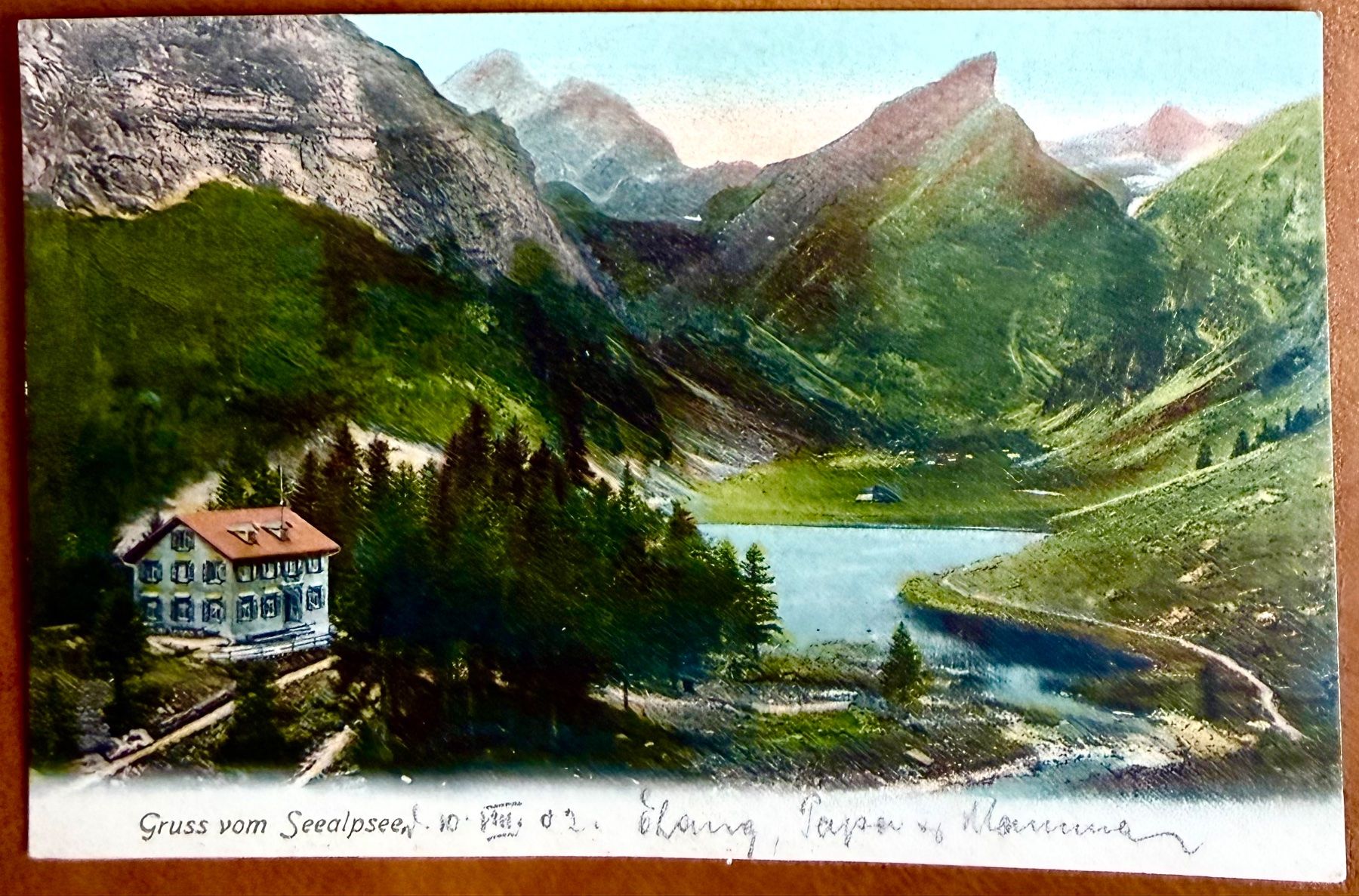 Cartoline postali: Seealpsee - 1902... Schön ! – Usato da Lutry venduto da Ediego