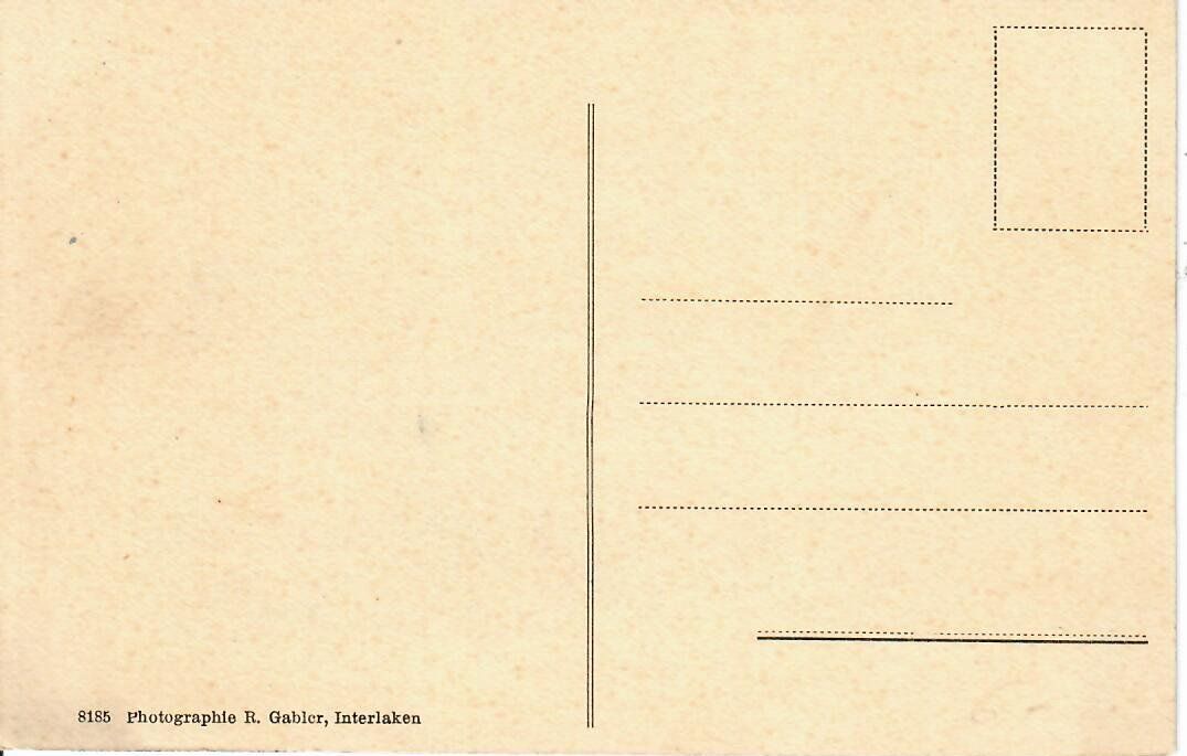 Cartoline postali: Mettlenalp - Blick auf Mürren – Usato da Hochdorf venduto da Ziegel-16 1