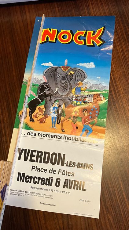 NOCK Yverdon Cirque Circus Plakat Poster 1988 | Kaufen auf Ricardo
