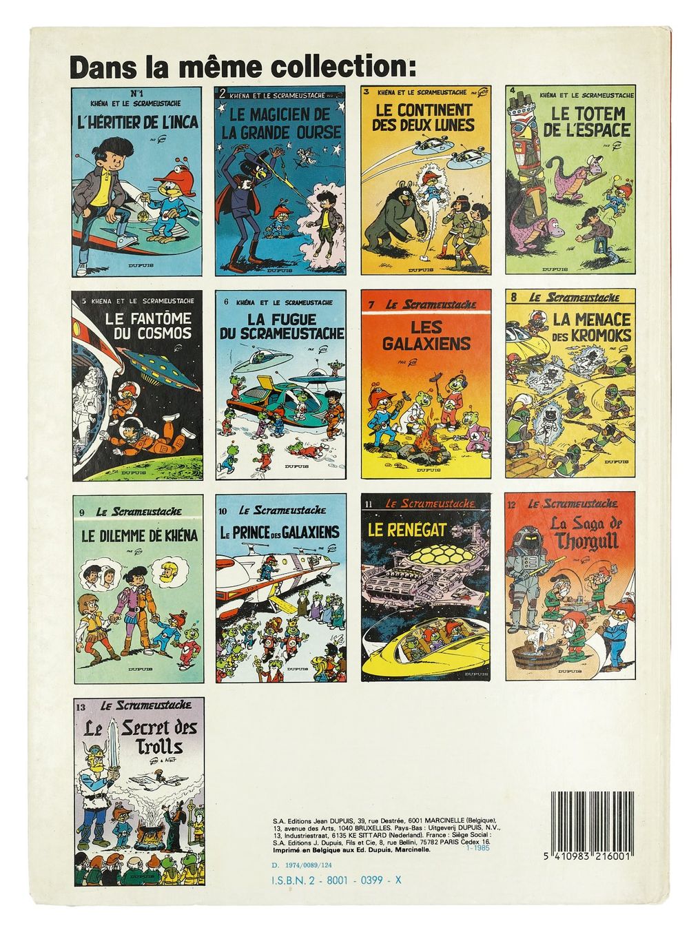 Fumetti: KHENA ET LE SCRAMEUSTACHE - 1978 "Magicien Gde Ourse N°2" – Usato da Onex venduto da gonsla 1