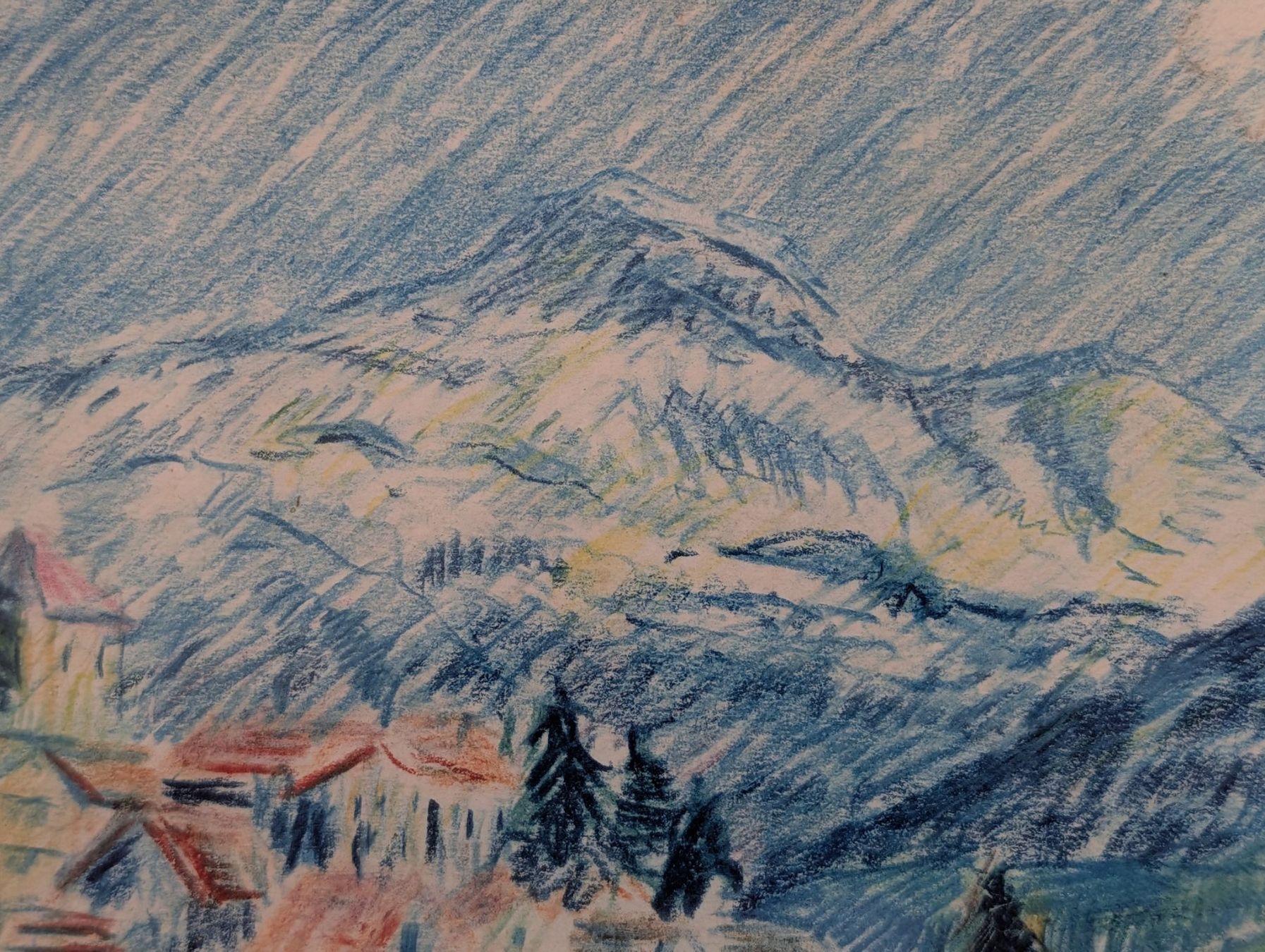 Dipinti: Herisau Gemälde 1941 von einem Polen gemalt – Usato da Herisau venduto da apo_bxx7 4