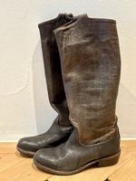 Lederstiefel, Vintage Look, Grösse 38