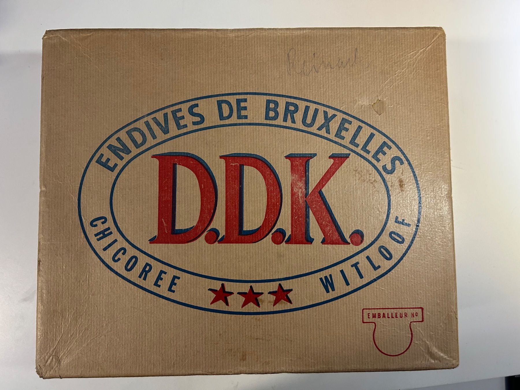 Barattoli: Karton Box aus den 60er Jahren "Brüsseler" – Usato da Aesch BL venduto da BernisFlomi