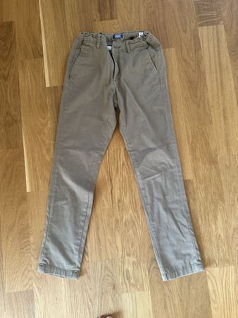 Chino Hose - jungs 152, beige-braun