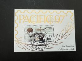 Pacific Enten  Irland 1997 Block Erstag (A915)