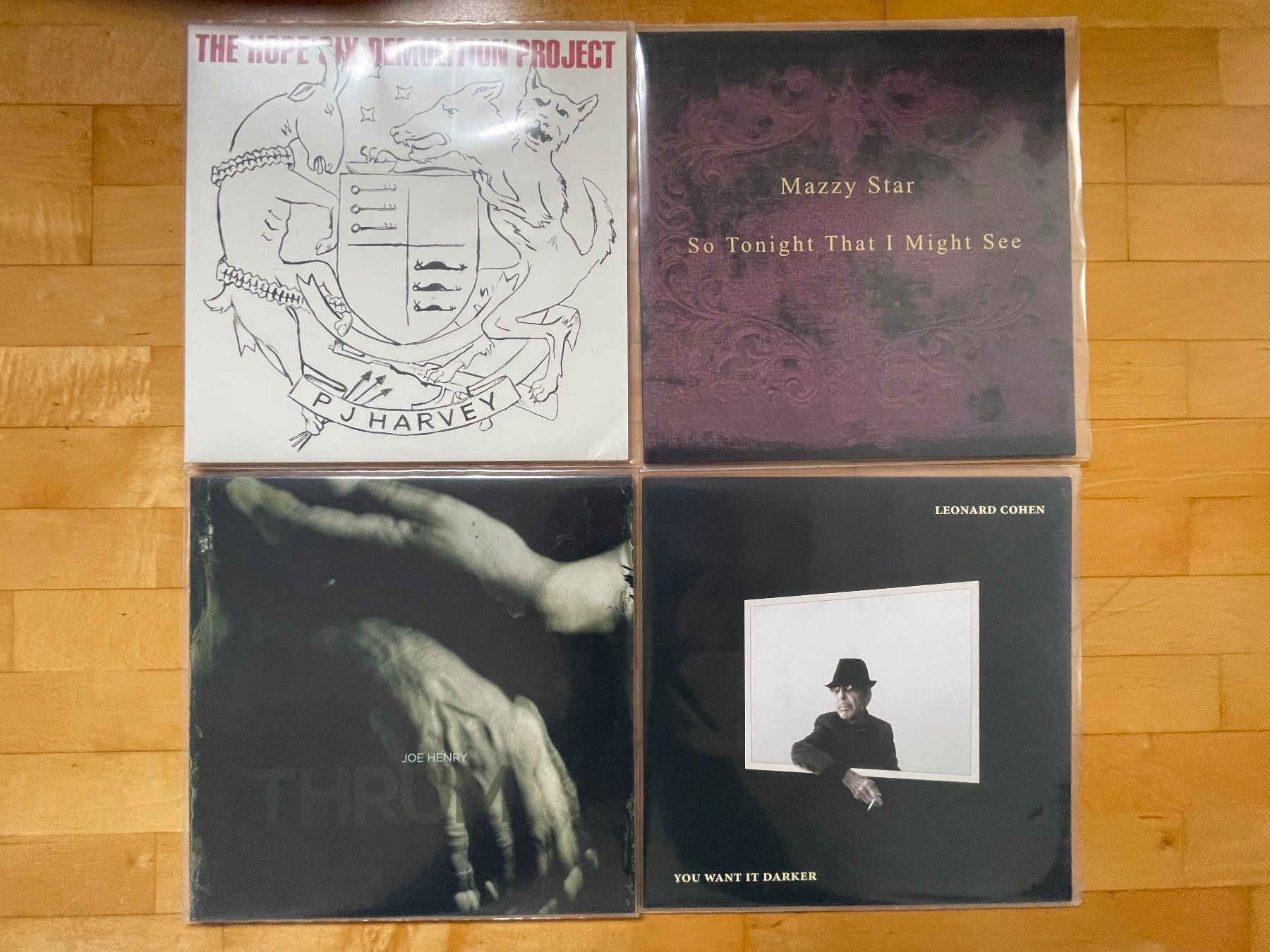 Schallplatten: 4 x Songwriter Vinyl: Cohen, PJ Harvey, Mazzy, Henry! NM!!! – Gebraucht aus Bischofszell von Mihigaudioest