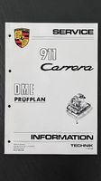 Porsche Serviceinformation Technik DME-Prüfplan 911 Carrera