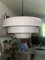Space Age Style Hängelampe Weiss, top Zustand