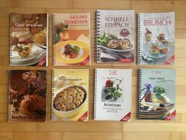 Betty Bossi Kochbücher, 8 Stk, auch einzeln auf Anfrage