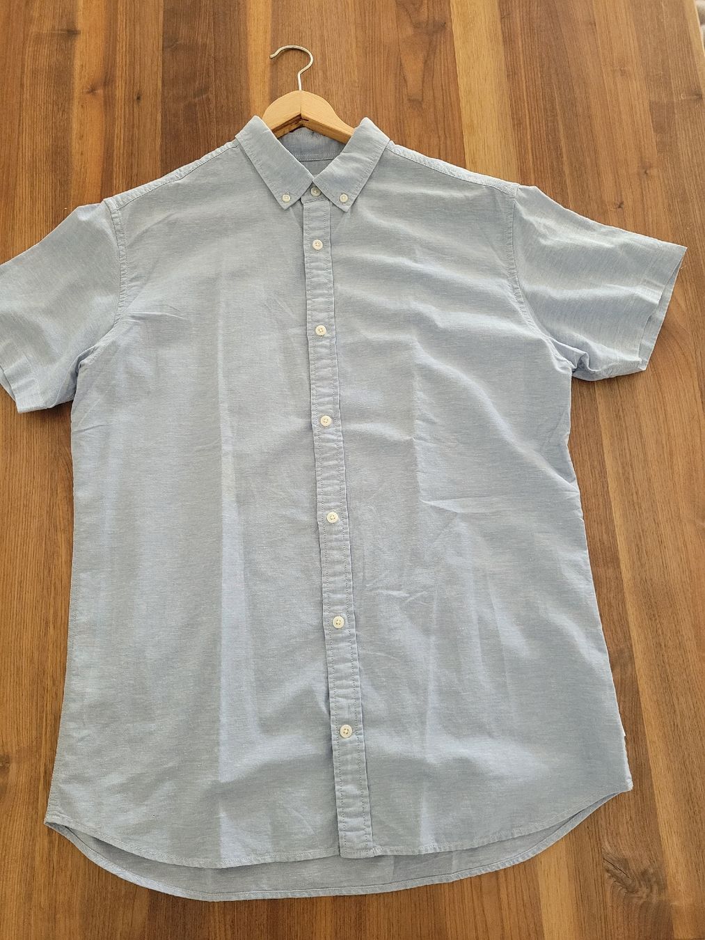 Hemden: Kurzarmhemd JACK&JONES hellblau Grösse L  – Neu (gemäss Beschreibung) aus Biberist von hertd
