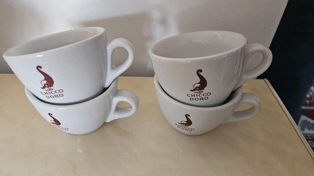 BolLMERIT Set 4 Tazze Da Cappuccino In Vetro Con Manico – 180ml, Doppia Parete, Borosilicato, Regalo Per Amanti Del Caffè - 2