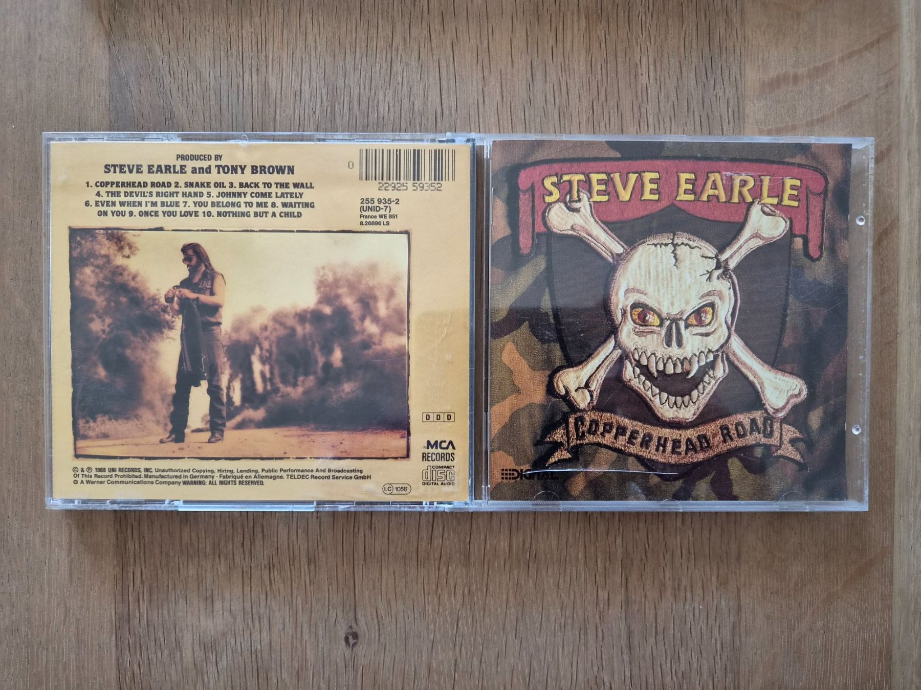 CDs: CD Steve Earle - Copperhead Road, 1988 – D'occasion à Nebikon par Harley-Davidson01