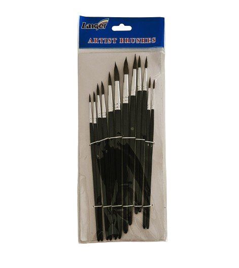 Malerpinsel-Set, 6-teilig, Professionelles Pinsel-Set, Mit