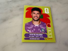 Panini Fifa Fussball WM 2026 Sticker Munir El Kajoui MAR 3
