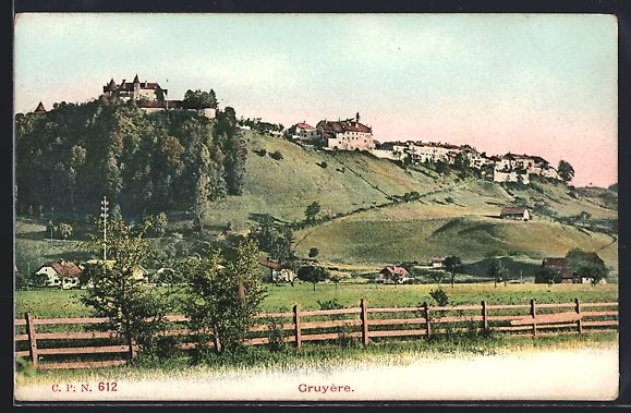 Cartoline postali: AK Gruyere, Panorama – Usato da Berlin venduto da bartko-reher