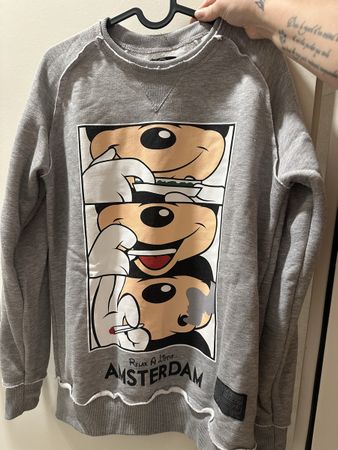 Pull sweat Mickey Amsterdam taille S neuf