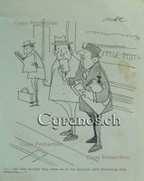 Robert S. E. Coram - Cartoonist - Original-Zeichnung