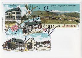 Gruss aus Jberg - (rare  AK Litho Ansicht im Form. A4)