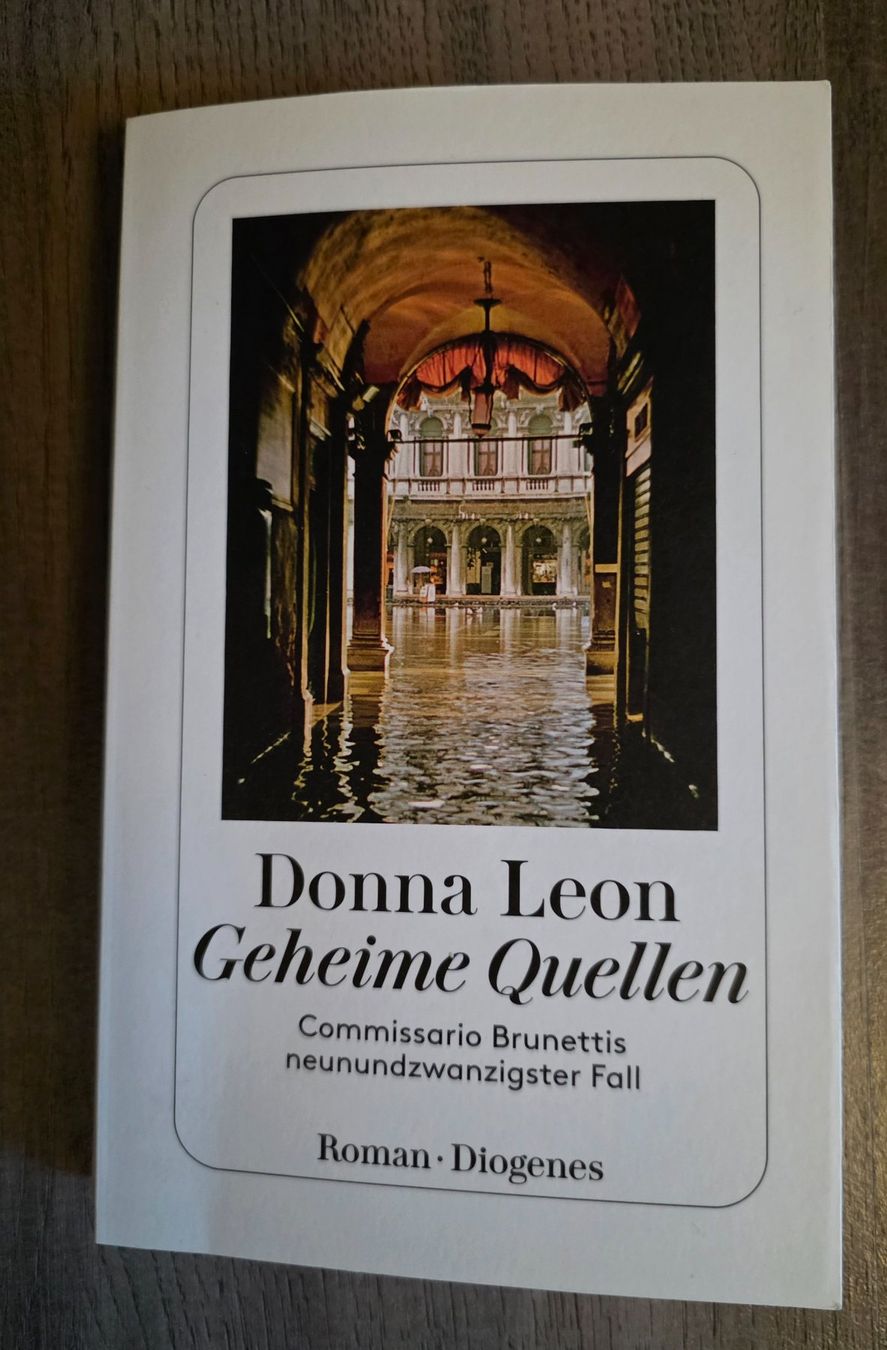 Libri: DONNA LEON "GEHEIME QUELLEN" TASCHENBUCH – Usato da Engelberg venduto da Rotti13