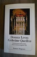 DONNA LEON "GEHEIME QUELLEN" TASCHENBUCH
