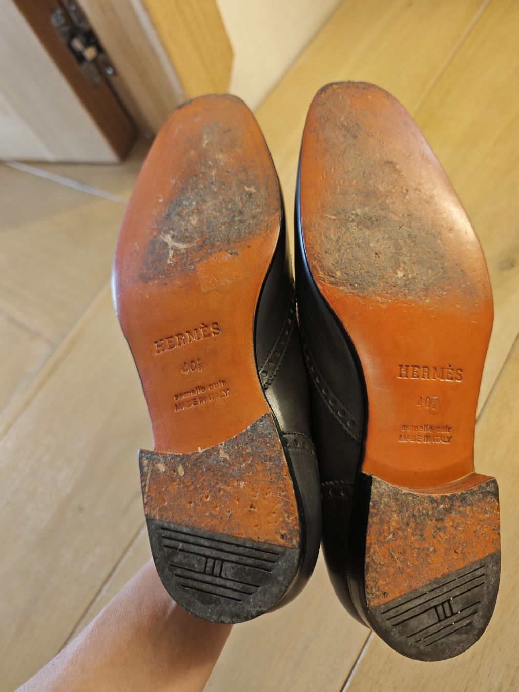 Hermès Chaussures hommes: Mocassins Hermès cuir taille 40.5 – D'occasion à Lausanne par CCO.vd 4