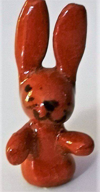Statuette: Ostern Kind braun Handmodeliert Keramik – Nuovo (secondo la descrizione) da Lutzenberg venduto da Truhe