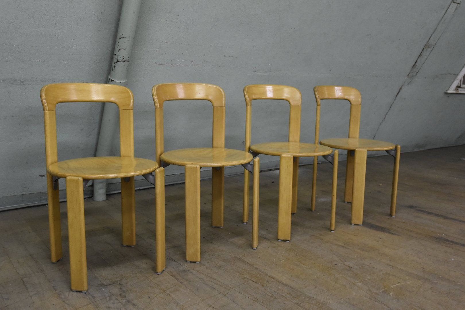 Dietiker Sedie: 4 Designer Stühle Dietiker Bruno Rey – Usato da Lichtensteig venduto da Usedinstorecom