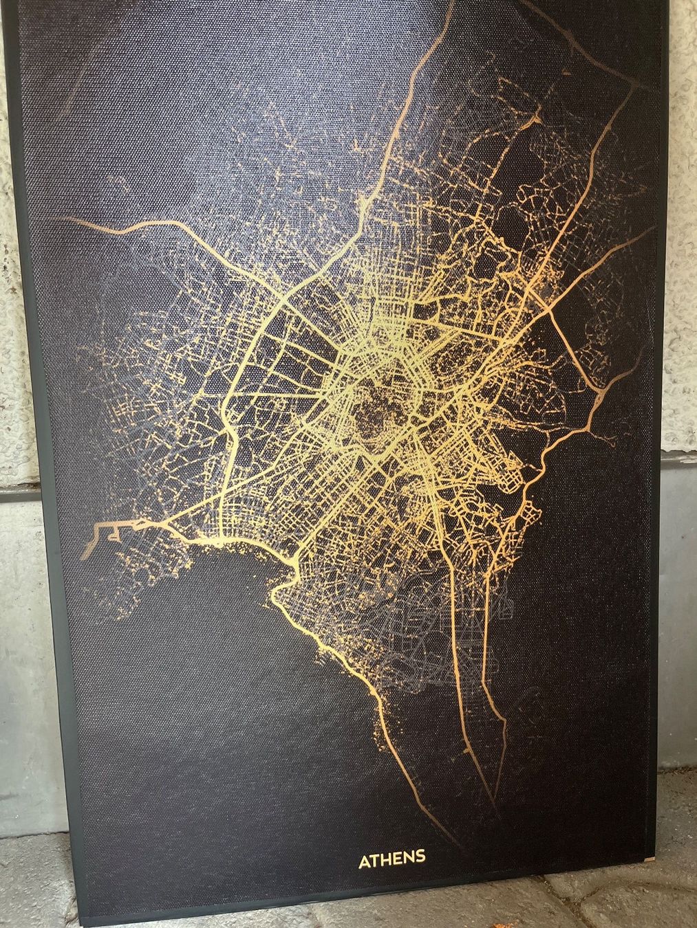 Foto & Immagini: Canvas Athen by night - 30x45cm – Usato da Escholzmatt venduto da Stern777