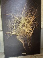 Canvas Athen by night - 30x45cm