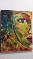 LEINWANDBILD UNIKAT 50 x 40 x 1.5 cm