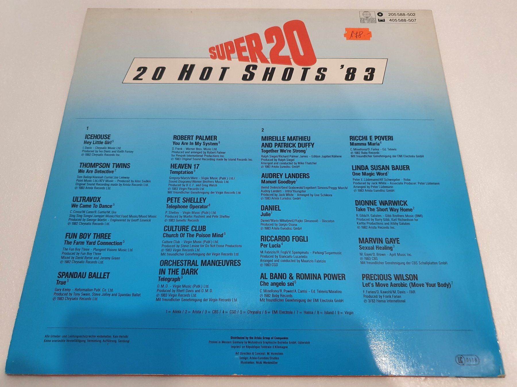 Dischi in vinile: Super 20 - 20 Hot Shots '83 – Usato da Uster venduto da Vinyl-Leidenschaft 1