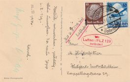 Deutschland Zeppelinflug LZ 129 1936