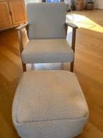 Ikea Sessel EKENÄSET Eiche/Beige