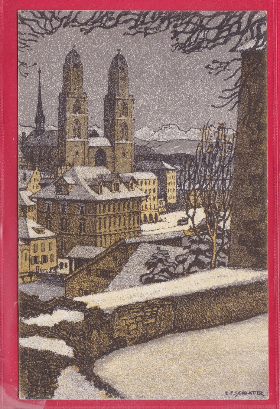 Cartoline postali: ZUR BEKÄMPFUNG DER TUBERKULOSE BEI KINDERN, 28.12.1912 – Usato da Oberrieden venduto da Gebirgsstelze
