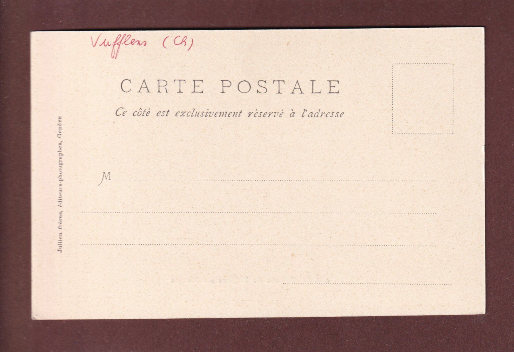 Cartoline postali: Château de VUFFLENS – Usato da Pully venduto da nicecards 1