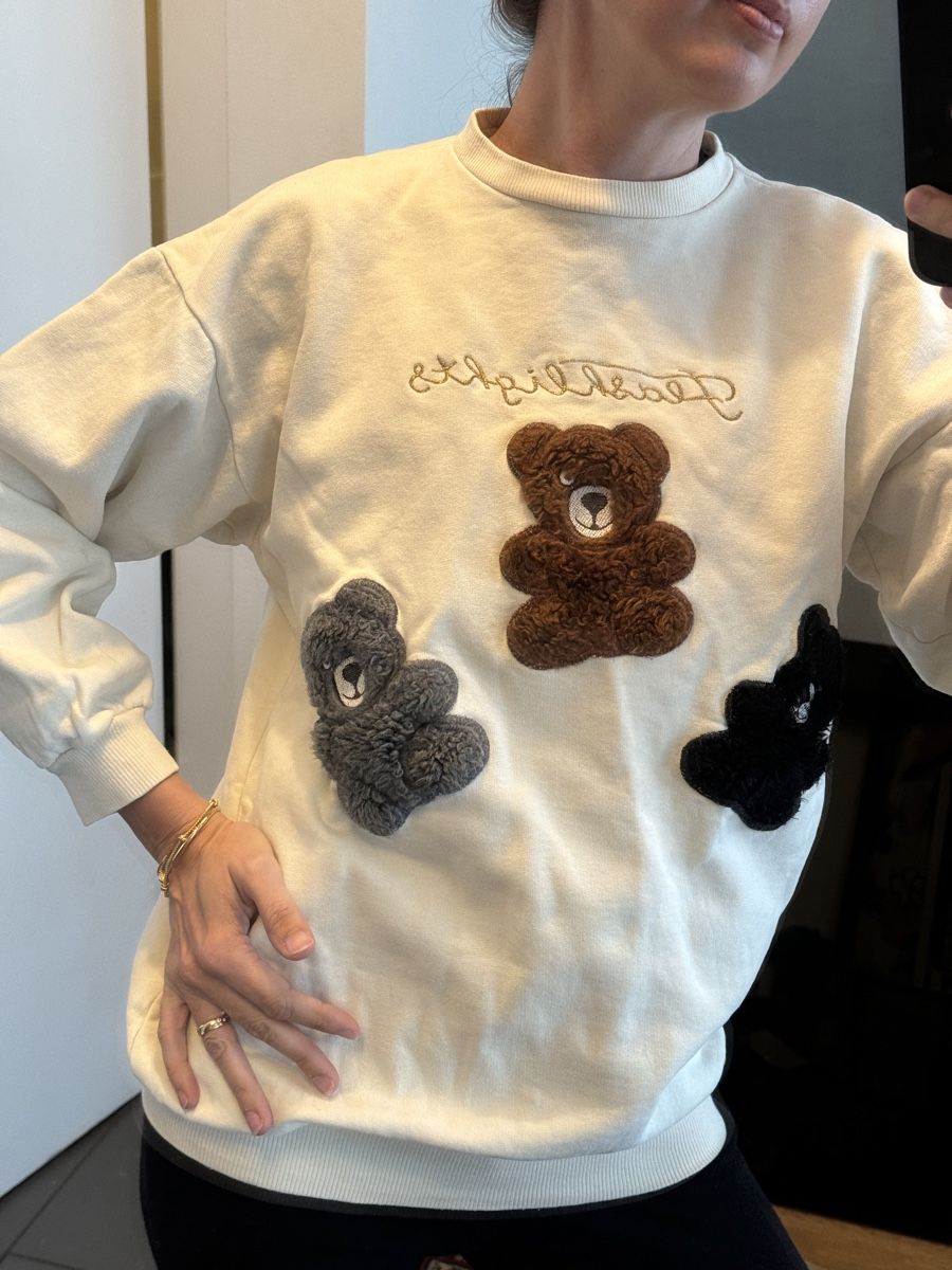 Pulls & Sweat-shirts: Sweatshirt mit Teddybären – D'occasion à Obfelden par tan_9lj9 2