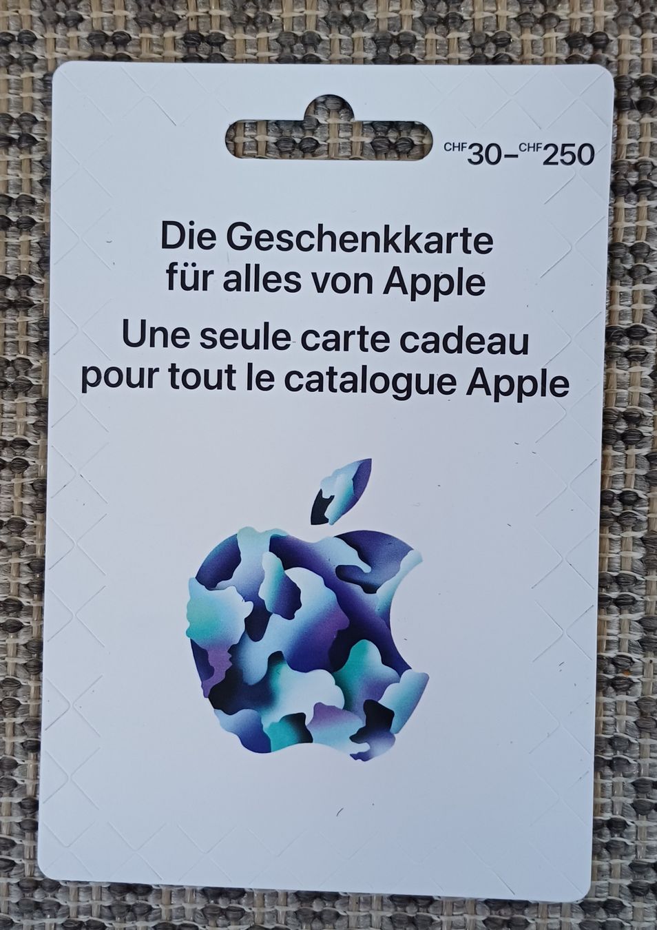 Gutscheine: Apple Gift Card Neu ungeöffnet WERT 70,- CHF – Neu und originalverpackt aus Pfeffikon LU von SY-YoLo