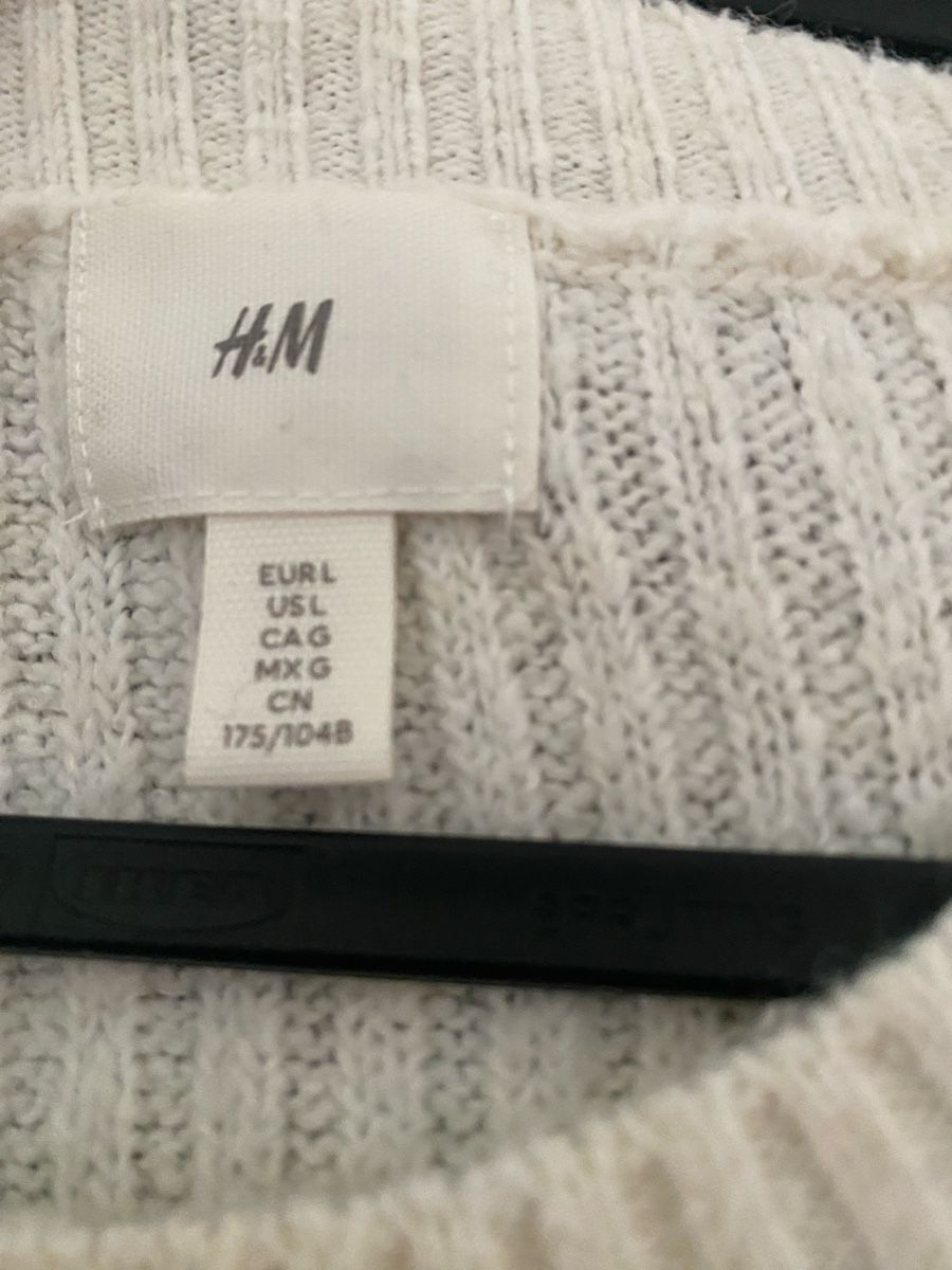 H&M Maglioni & Felpe: H&M Strickpullover, gestreift, Grösse L, Winter-warm! – Nuovo (secondo la descrizione) da Basel venduto da val_t8jm 1