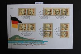 Luxusbrief ET Bundespräsidenten der BRD             Los 6105