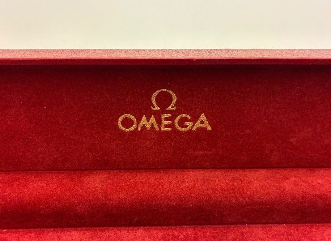 Uhrenboxen: OMEGA Orginal Vintage Red Box – Neu (gemäss Beschreibung) aus Davos Platz von davoser05 2