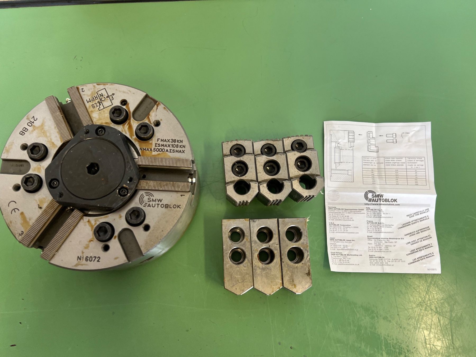 Altro per industria metallurgica: Mandrin 3 mors hydraulique – Nuovo e nell'imballaggio originale da Aarberg venduto da SNMachines 1