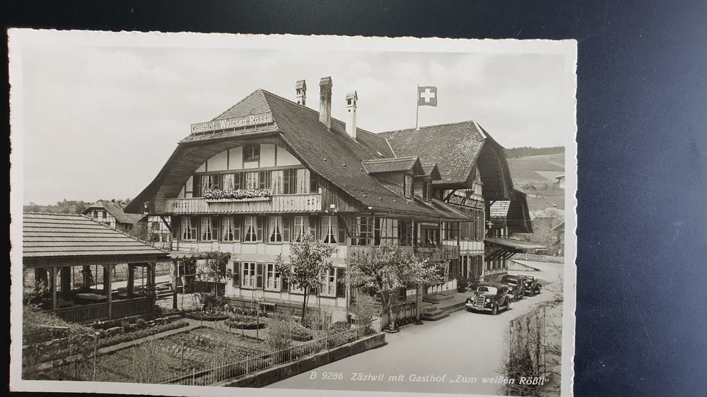 Ak Zäziwil I E Be Gasthof Zum Weissen Rössli Küenzi 1939 Kaufen