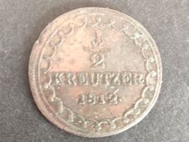1/2 Kreuzer 1812 Autriche