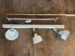 Weisse Deckenlampe mit 3 Strahlern - Top Zustand!