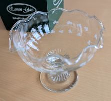 Elegante Glasschale, handverziert, aus Dublin