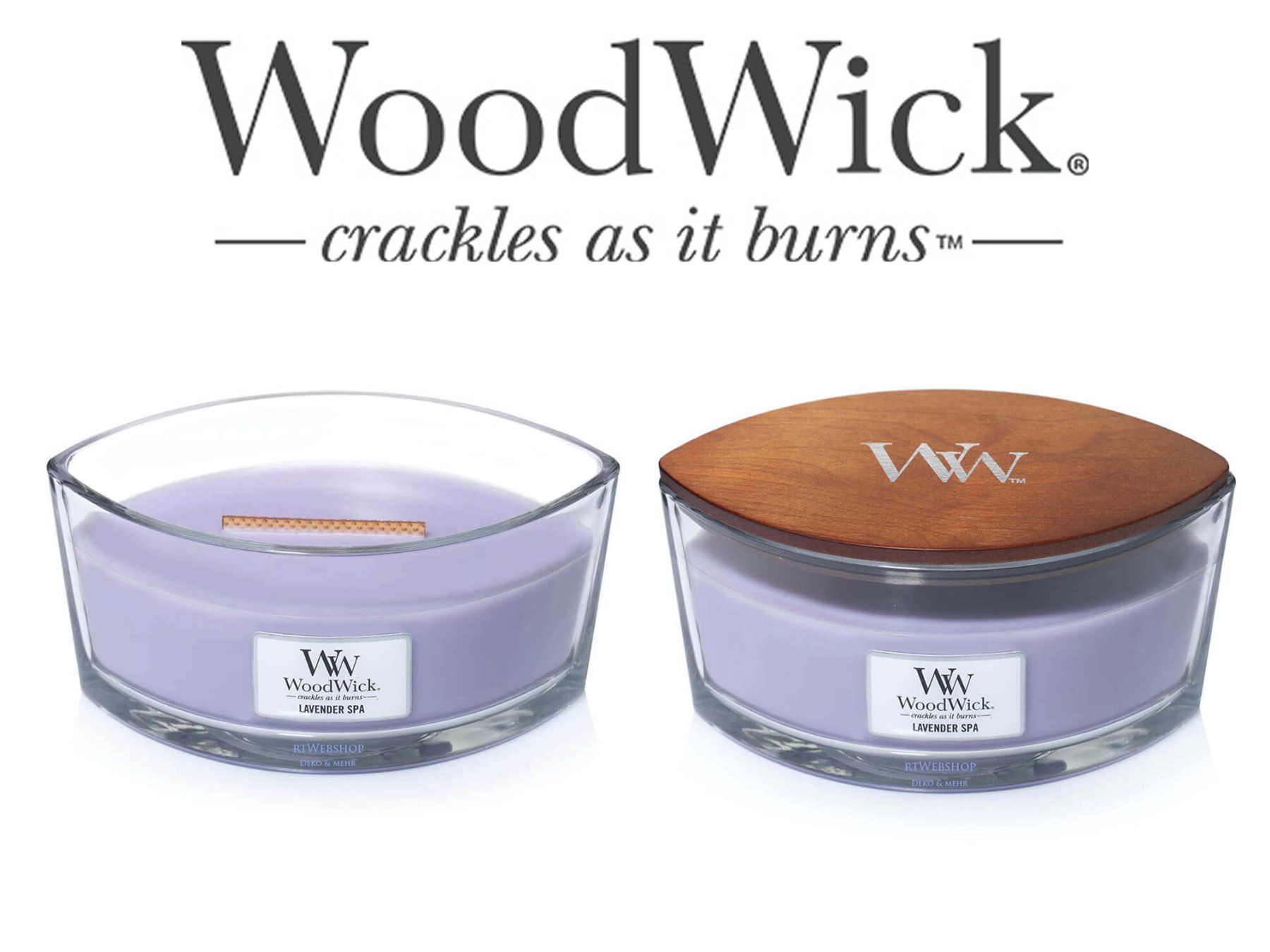 Yankee Candle Kerzen: WoodWick Lavender Spa Ellipse – Neu (gemäss Beschreibung) aus Langwiesen von rtWebshop