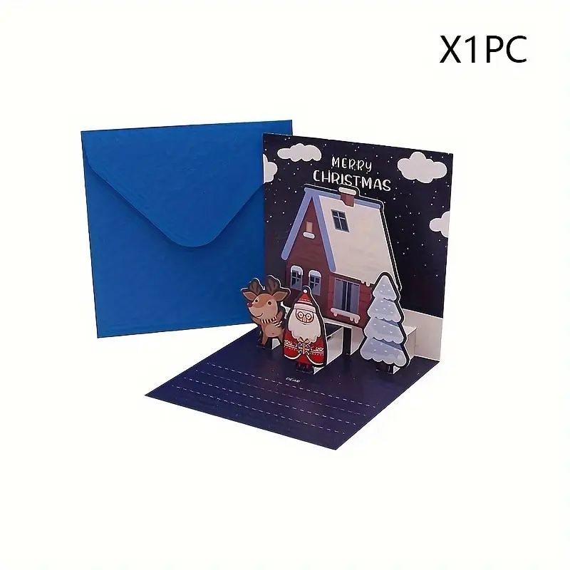 Cartoline: Weihnachtskarte Pop Up mit Umschlag (2) – Nuovo e nell'imballaggio originale da Wettingen venduto da Chnoelleli
